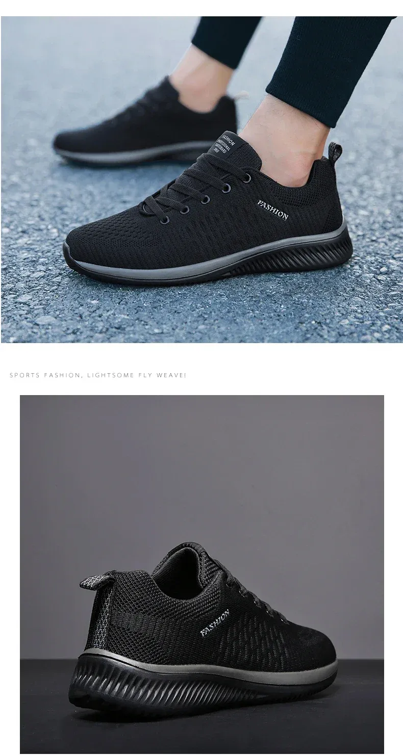 Men's & Women's Breathable Knit Running Shoes - Lightweight Athletic Sneakers for Walking, Gym, Outdoor Sports - Casual Comfort, Sizes 38-47 showcase 14