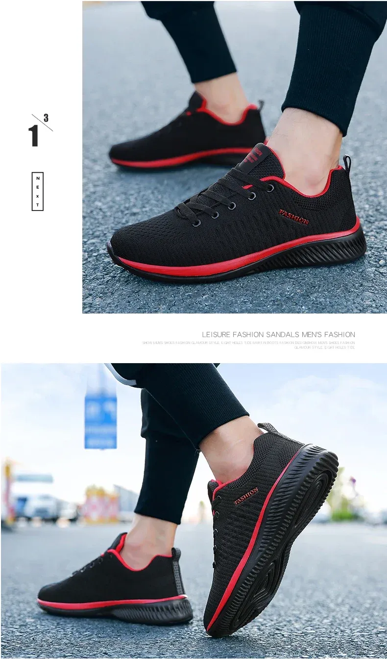Men's & Women's Breathable Knit Running Shoes - Lightweight Athletic Sneakers for Walking, Gym, Outdoor Sports - Casual Comfort, Sizes 38-47 showcase 8