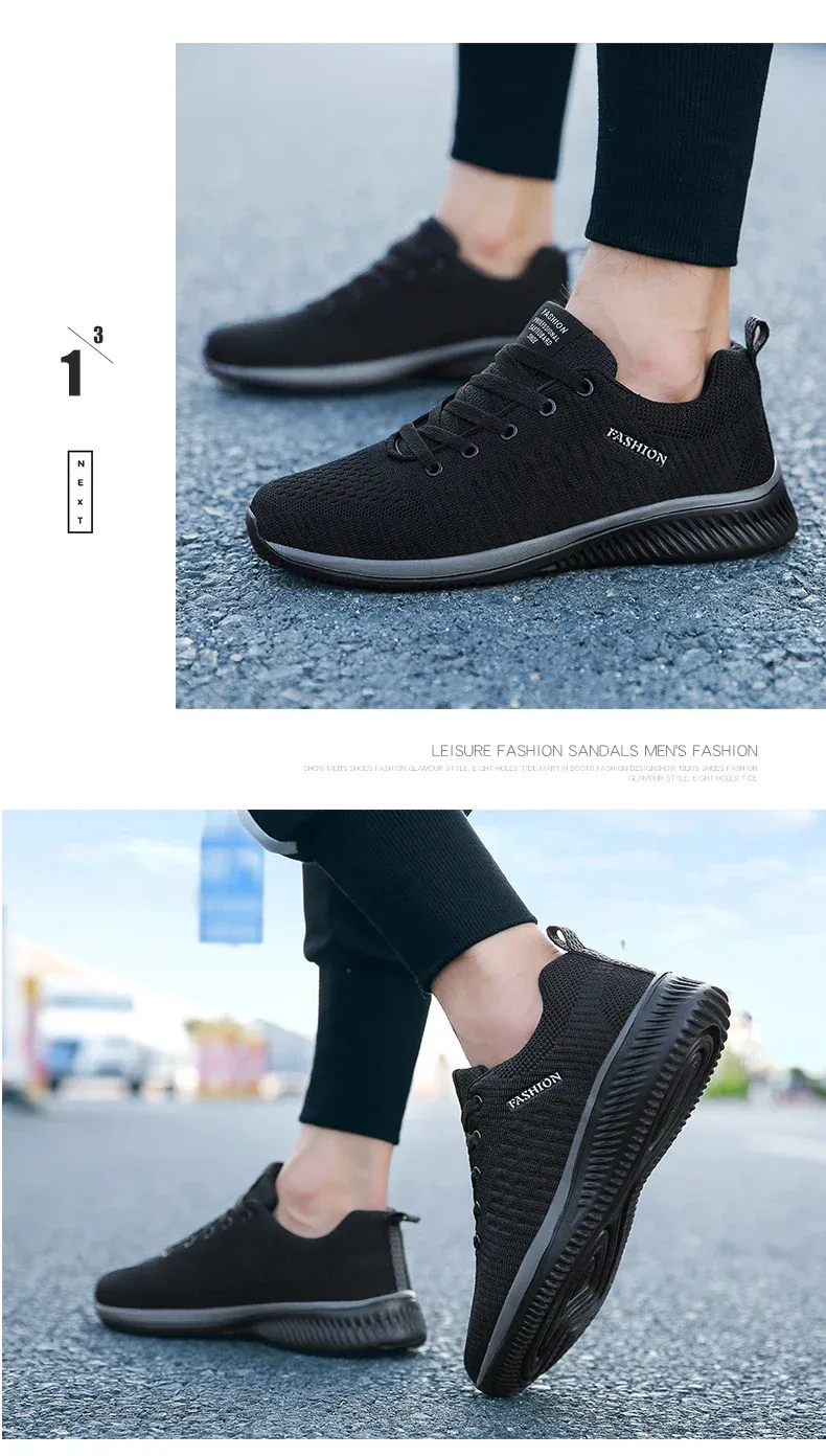 Men's & Women's Breathable Knit Running Shoes - Lightweight Athletic Sneakers for Walking, Gym, Outdoor Sports - Casual Comfort, Sizes 38-47 showcase 13