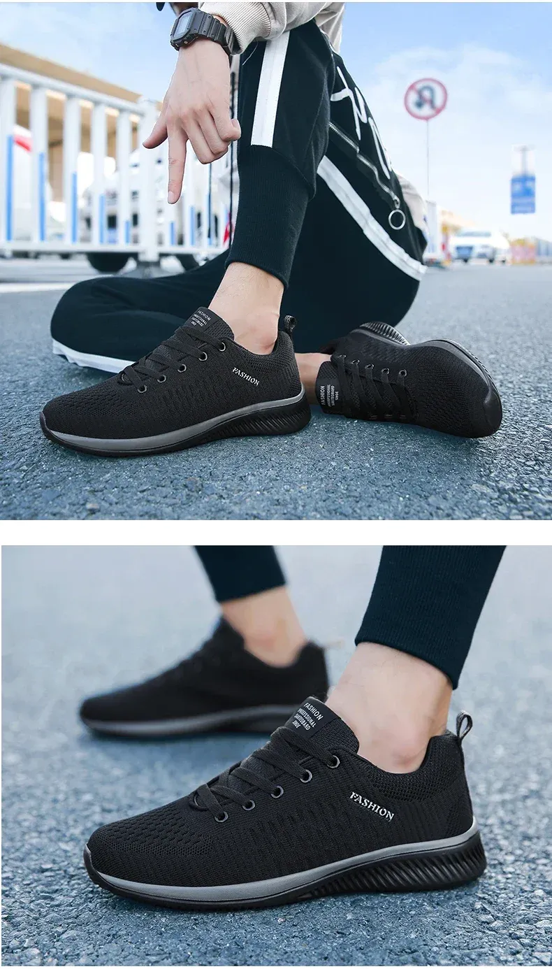 Men's & Women's Breathable Knit Running Shoes - Lightweight Athletic Sneakers for Walking, Gym, Outdoor Sports - Casual Comfort, Sizes 38-47 showcase 12