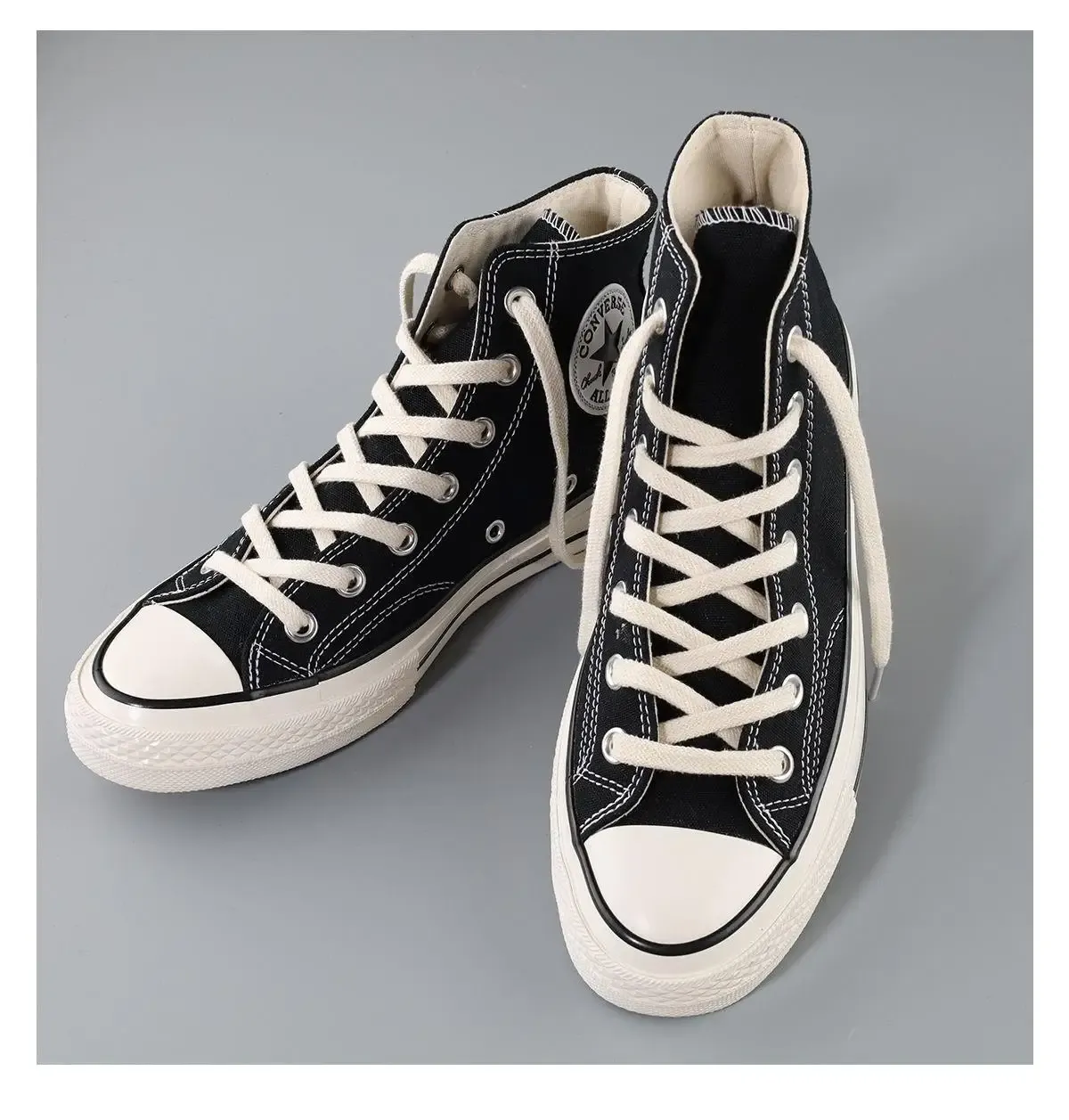 Classic Cotton Flat Shoelaces for Sneakers & Canvas Shoes - Unisex White, Black, Beige - 100cm-160cm Length, 0.8cm Width - Durable & Stylish Shoe Strings thumbnail 3