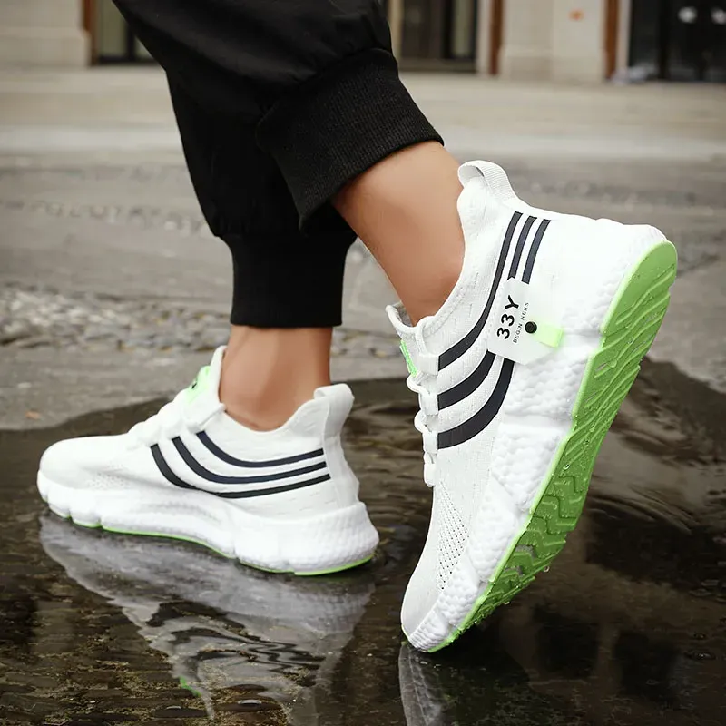 Men's Breathable Mesh Running Shoes - Lightweight Casual Sneakers for Outdoor Sports, Jogging, Walking - Anti-Odor, Durable TPR Outsole - Unisex Sizes 37-46 showcase 10