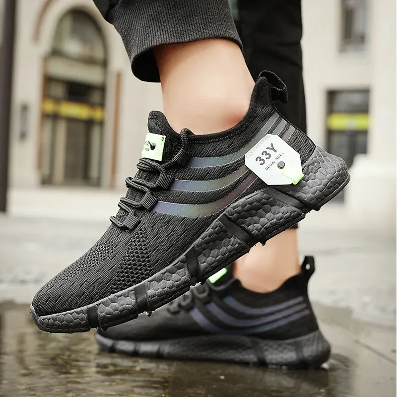 Men's Breathable Mesh Running Shoes - Lightweight Casual Sneakers for Outdoor Sports, Jogging, Walking - Anti-Odor, Durable TPR Outsole - Unisex Sizes 37-46 showcase 8