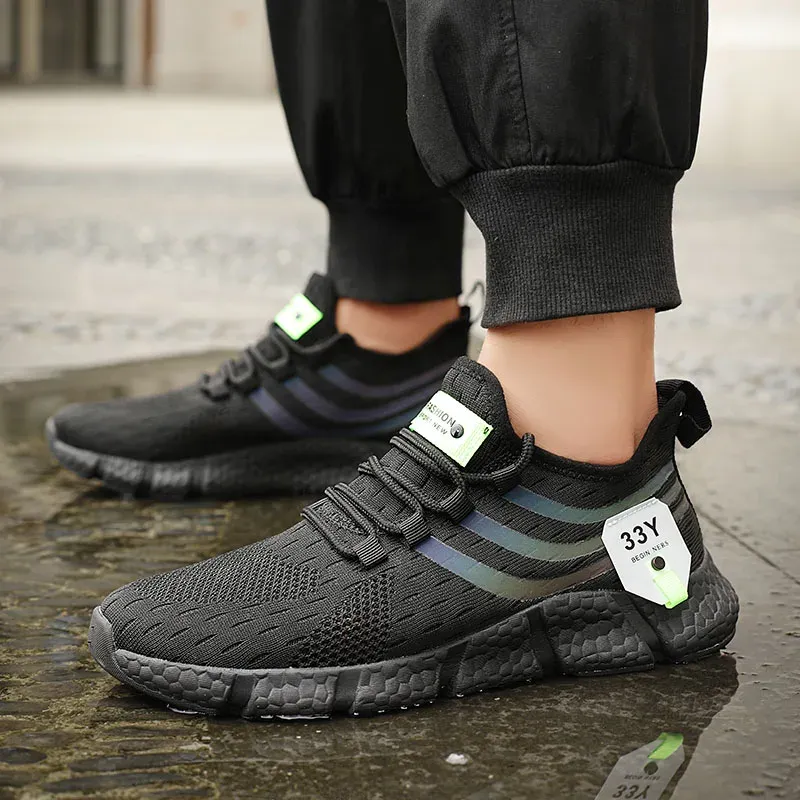 Men's Breathable Mesh Running Shoes - Lightweight Casual Sneakers for Outdoor Sports, Jogging, Walking - Anti-Odor, Durable TPR Outsole - Unisex Sizes 37-46 showcase 6