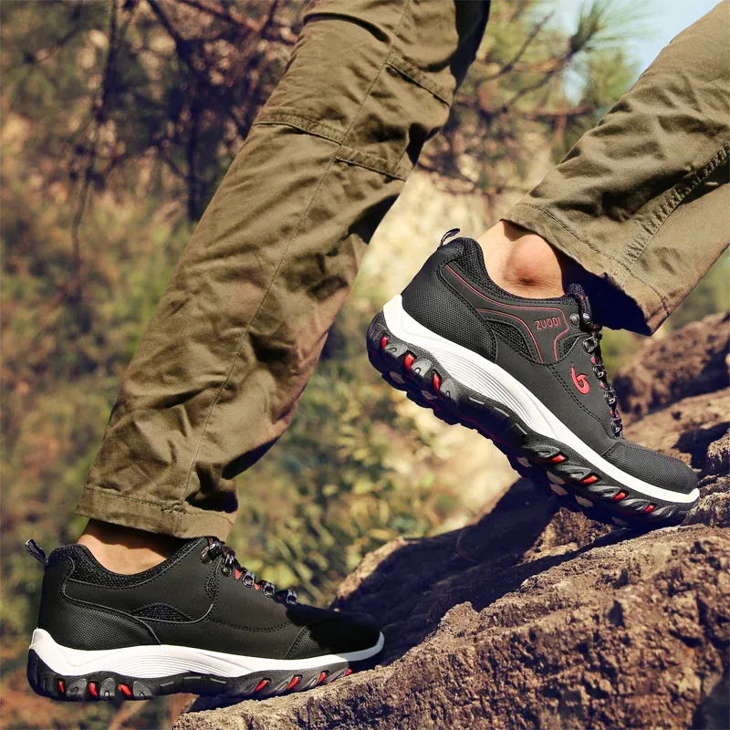 Men's Leather Casual Shoes Sneakers - Lightweight Breathable Walking Tennis Shoes for Spring, Autumn, Winter showcase 5