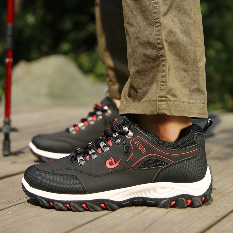 Men's Leather Casual Shoes Sneakers - Lightweight Breathable Walking Tennis Shoes for Spring, Autumn, Winter showcase 8
