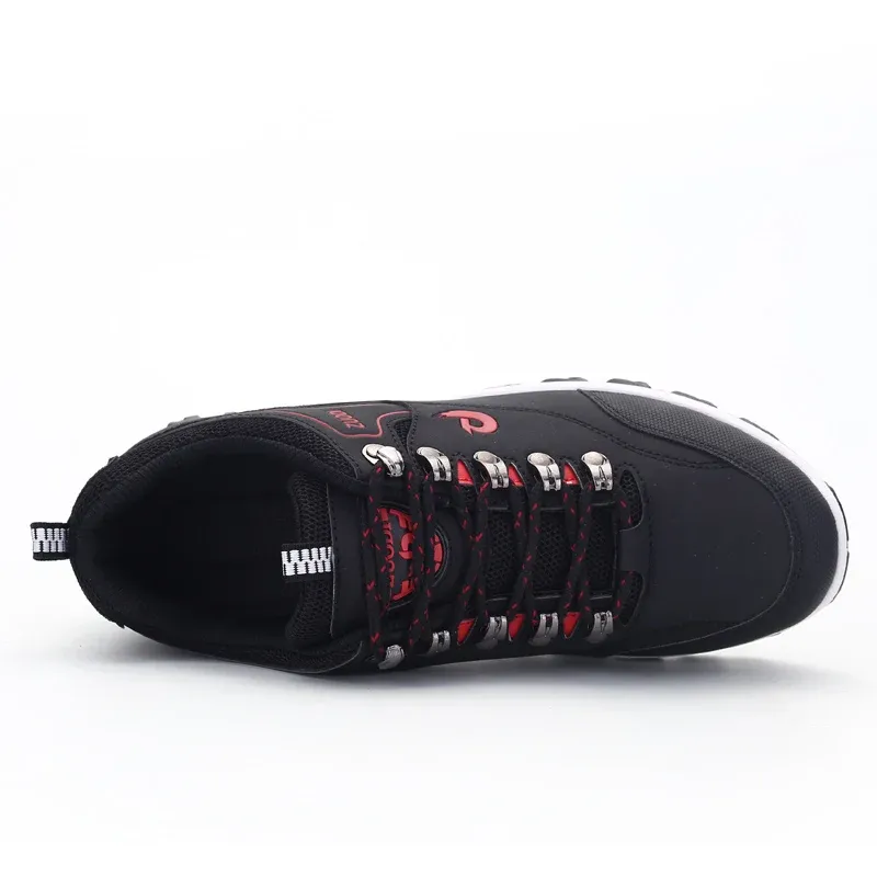 Men's Leather Casual Shoes Sneakers - Lightweight Breathable Walking Tennis Shoes for Spring, Autumn, Winter thumbnail 2