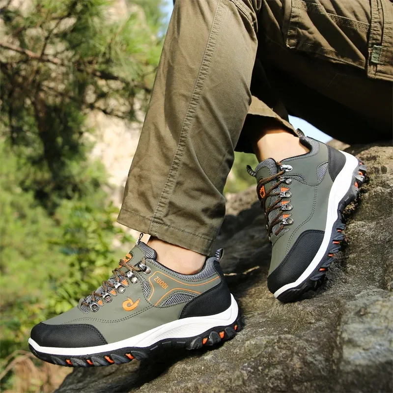 Men's Leather Casual Shoes Sneakers - Lightweight Breathable Walking Tennis Shoes for Spring, Autumn, Winter showcase 21