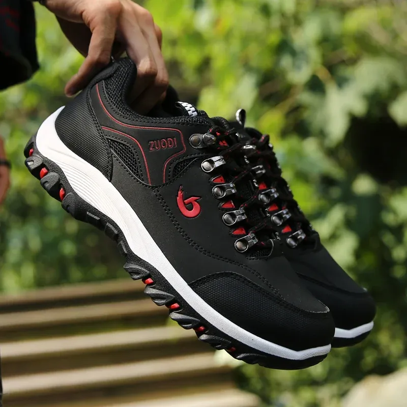 Men's Leather Casual Shoes Sneakers - Lightweight Breathable Walking Tennis Shoes for Spring, Autumn, Winter showcase 4