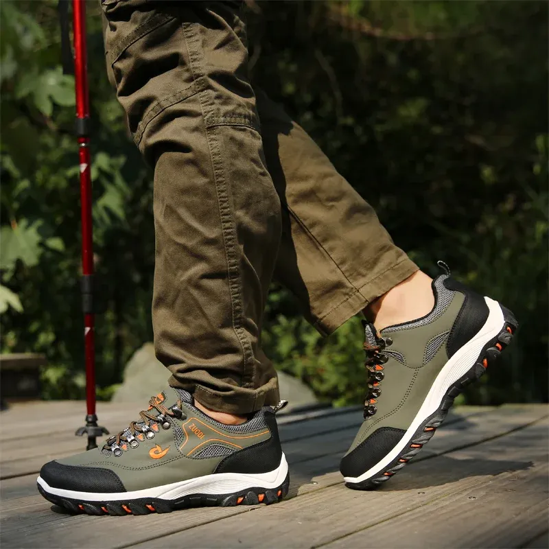 Men's Leather Casual Shoes Sneakers - Lightweight Breathable Walking Tennis Shoes for Spring, Autumn, Winter showcase 24