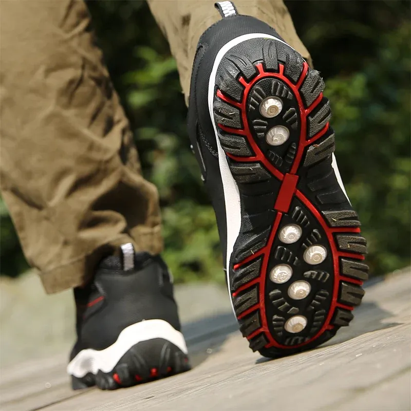 Men's Leather Casual Shoes Sneakers - Lightweight Breathable Walking Tennis Shoes for Spring, Autumn, Winter showcase 11