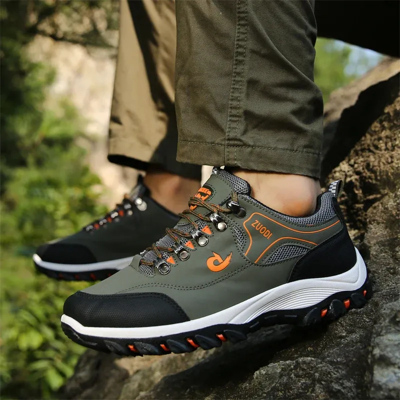 Men's Leather Casual Shoes Sneakers - Lightweight Breathable Walking Tennis Shoes for Spring, Autumn, Winter showcase 20