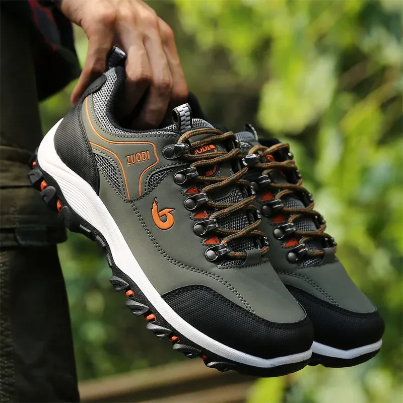 Men's Leather Casual Shoes Sneakers - Lightweight Breathable Walking Tennis Shoes for Spring, Autumn, Winter showcase 2