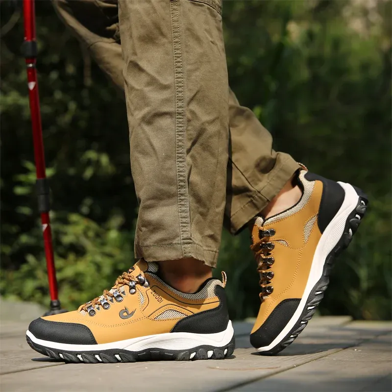 Men's Leather Casual Shoes Sneakers - Lightweight Breathable Walking Tennis Shoes for Spring, Autumn, Winter showcase 14