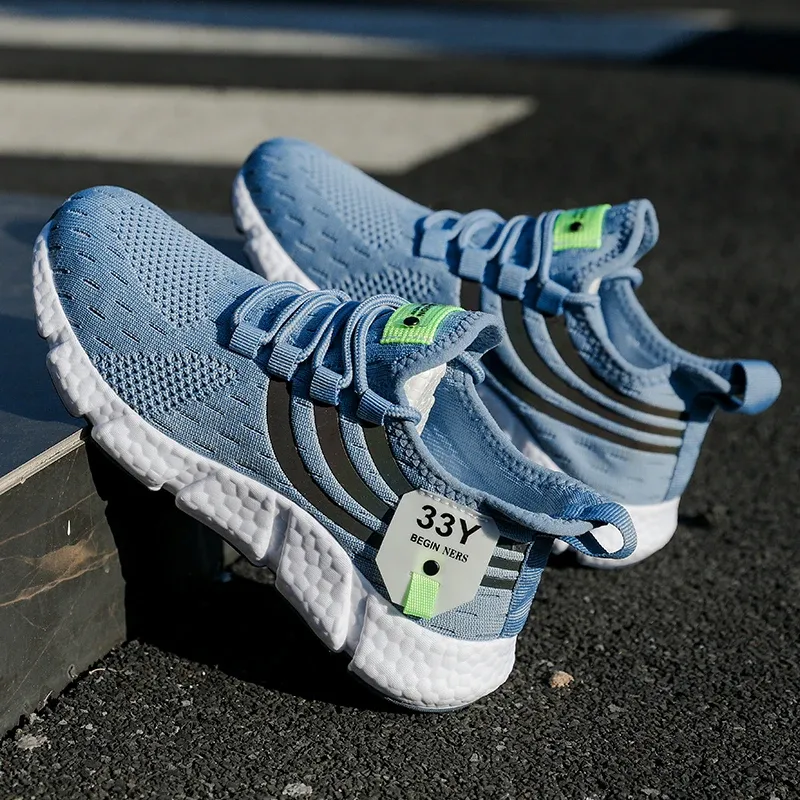 Men's Breathable Mesh Running Shoes - Lightweight Casual Sneakers for Summer Sports, Jogging, and Outdoor Walking thumbnail 5