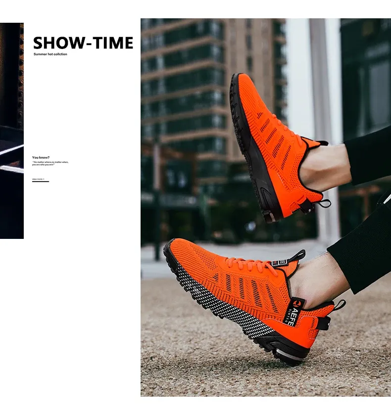 Men's Lightweight Breathable Running Shoes - Comfortable Outdoor Sports Sneakers for Athletic Training & Casual Wear showcase 3