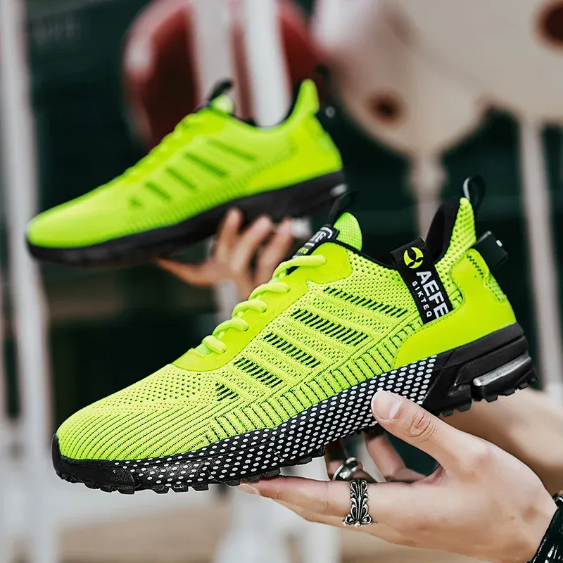 Men's Lightweight Breathable Running Shoes - Comfortable Outdoor Sports Sneakers for Athletic Training & Casual Wear thumbnail 5