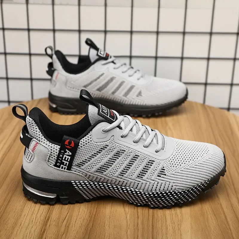 Men's Lightweight Breathable Running Shoes - Comfortable Outdoor Sports Sneakers for Athletic Training & Casual Wear thumbnail 2