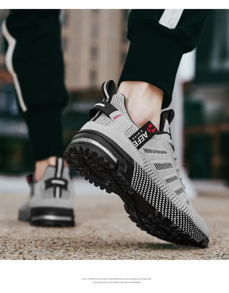 Men's Lightweight Breathable Running Shoes - Comfortable Outdoor Sports Sneakers for Athletic Training & Casual Wear showcase 7
