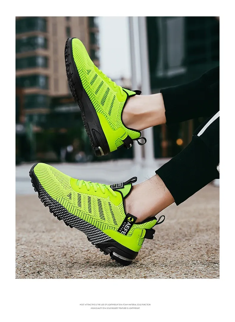 Men's Lightweight Breathable Running Shoes - Comfortable Outdoor Sports Sneakers for Athletic Training & Casual Wear showcase 17