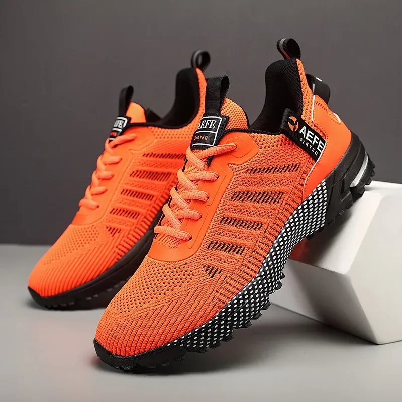 Men's Lightweight Breathable Running Shoes - Comfortable Outdoor Sports Sneakers for Athletic Training & Casual Wear thumbnail 1