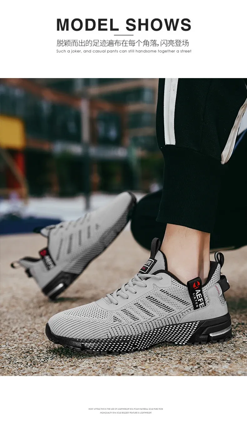 Men's Lightweight Breathable Running Shoes - Comfortable Outdoor Sports Sneakers for Athletic Training & Casual Wear showcase 9