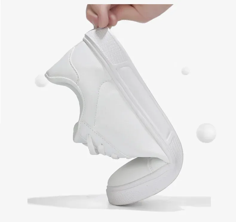 Men's PU Leather Casual Sneakers - Trendy Vulcanized Footwear for Leisure and Couples, Stylish Male and Female Shoes showcase 9