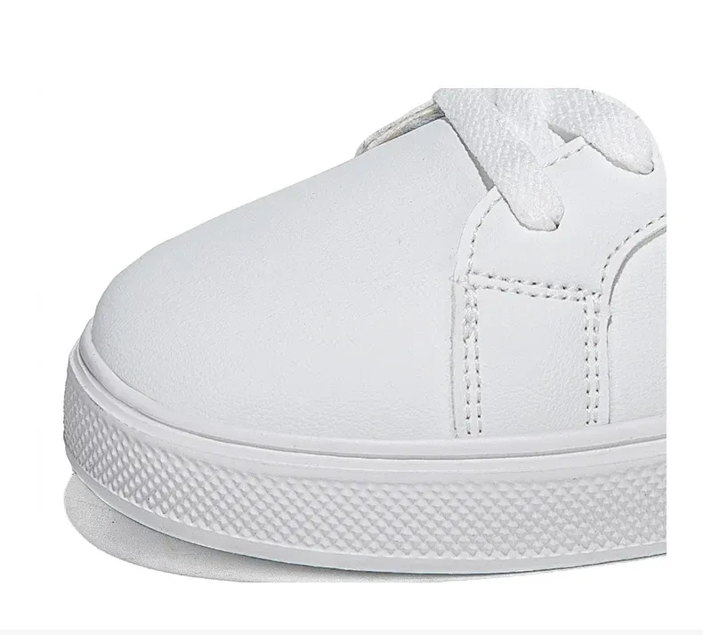 Men's PU Leather Casual Sneakers - Trendy Vulcanized Footwear for Leisure and Couples, Stylish Male and Female Shoes showcase 5
