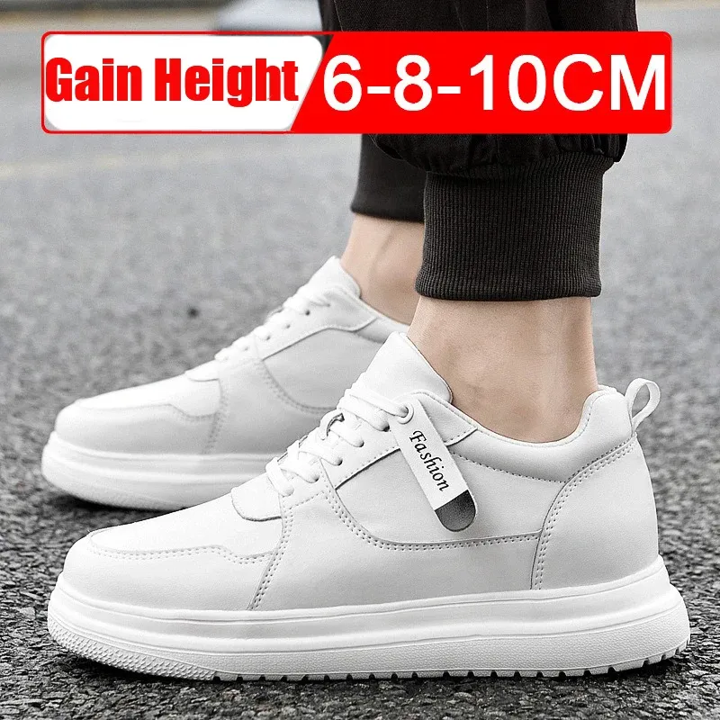 Men's Elevator Height Increase Sneakers - Invisible 8cm/10cm Sports Casual Shoes for Taller Look thumbnail 6