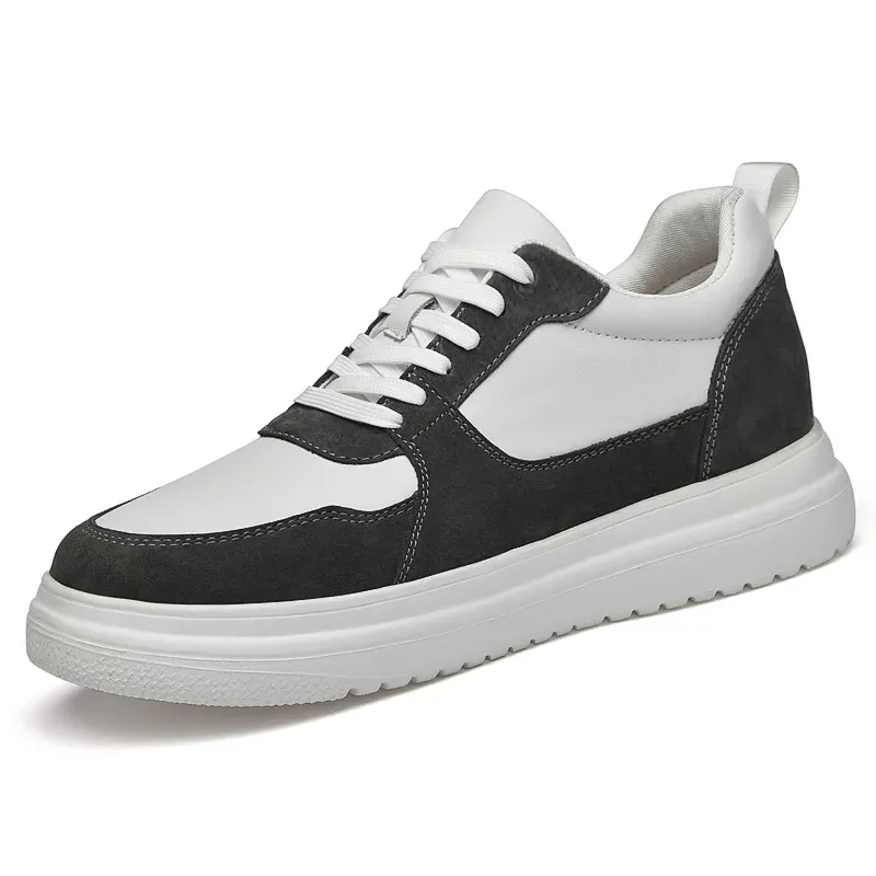 Men's Elevator Height Increase Sneakers - Invisible 8cm/10cm Sports Casual Shoes for Taller Look thumbnail 3