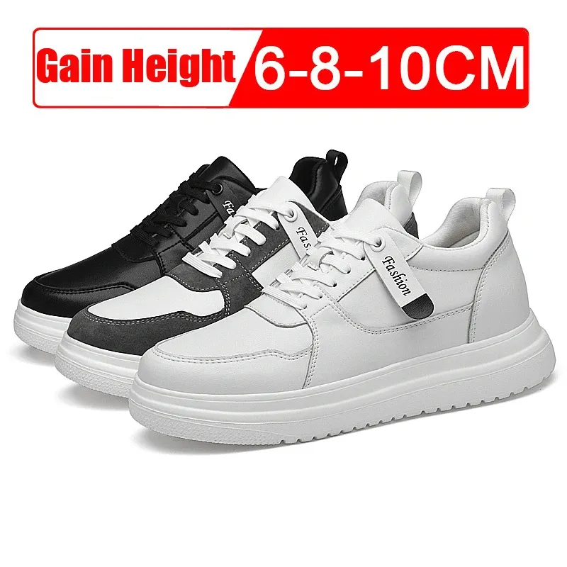 Men's Elevator Height Increase Sneakers - Invisible 8cm/10cm Sports Casual Shoes for Taller Look showcase 2