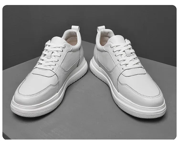 Men's Elevator Height Increase Sneakers - Invisible 8cm/10cm Sports Casual Shoes for Taller Look showcase 14