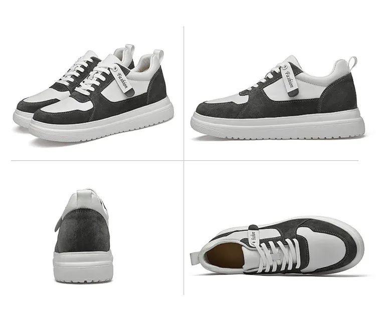 Men's Elevator Height Increase Sneakers - Invisible 8cm/10cm Sports Casual Shoes for Taller Look showcase 24