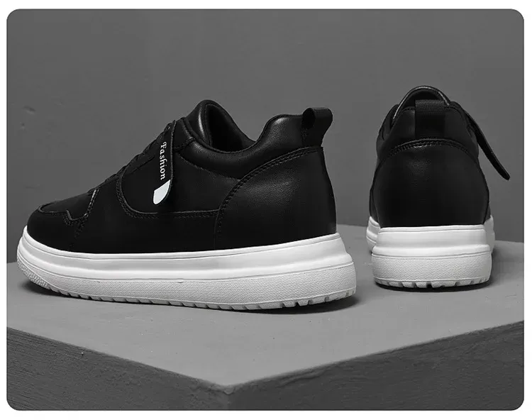 Men's Elevator Height Increase Sneakers - Invisible 8cm/10cm Sports Casual Shoes for Taller Look showcase 22