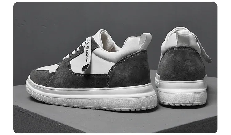 Men's Elevator Height Increase Sneakers - Invisible 8cm/10cm Sports Casual Shoes for Taller Look showcase 19