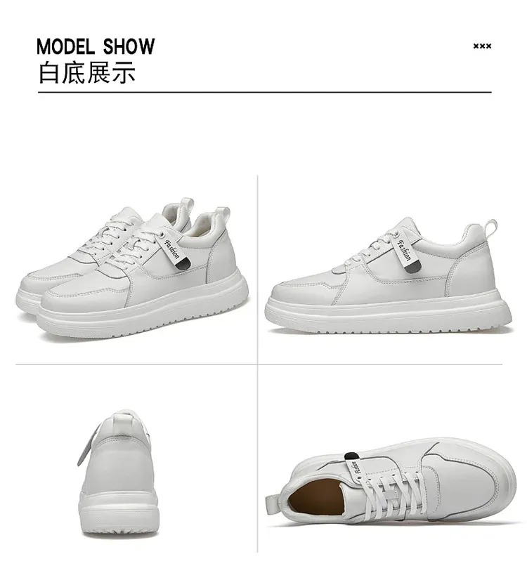 Men's Elevator Height Increase Sneakers - Invisible 8cm/10cm Sports Casual Shoes for Taller Look showcase 23