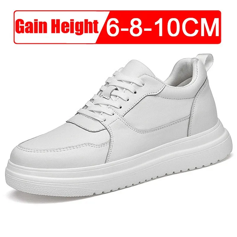 Men's Elevator Height Increase Sneakers - Invisible 8cm/10cm Sports Casual Shoes for Taller Look showcase 5