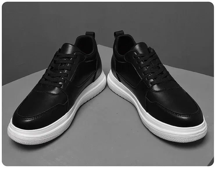 Men's Elevator Height Increase Sneakers - Invisible 8cm/10cm Sports Casual Shoes for Taller Look showcase 20