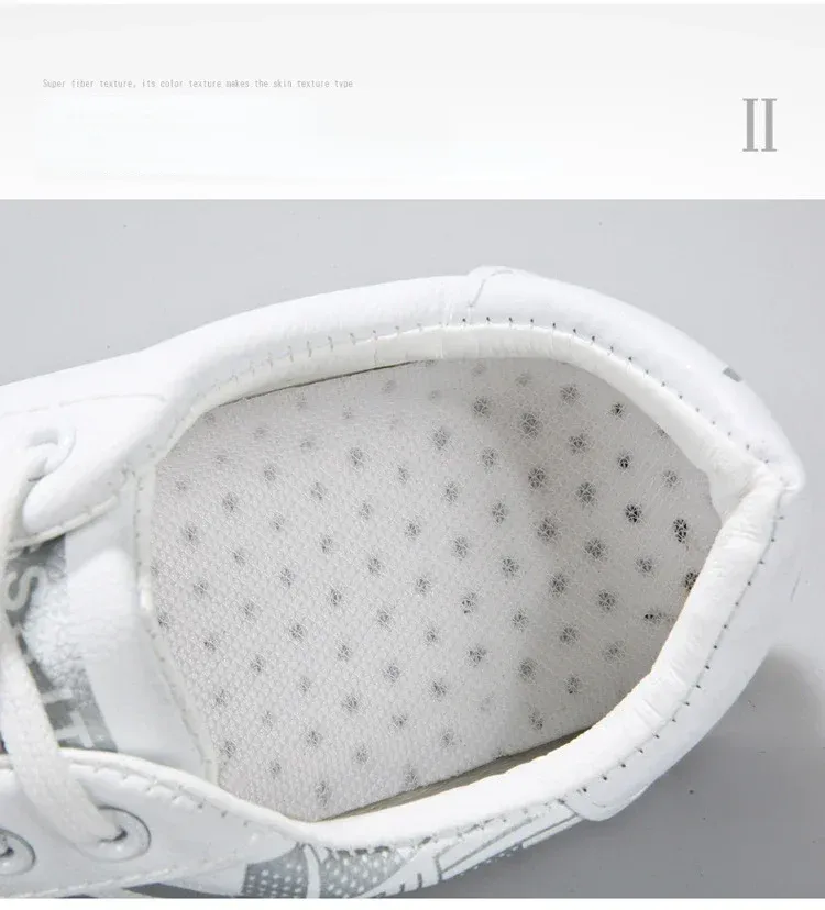Men's Summer Lightweight Breathable Casual Sneakers - Luxury Flat White Vulcanized Shoes for Everyday Wear showcase 4