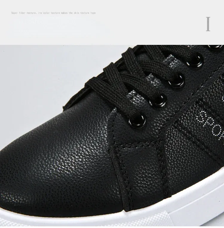 Men's Summer Lightweight Breathable Casual Sneakers - Luxury Flat White Vulcanized Shoes for Everyday Wear showcase 3
