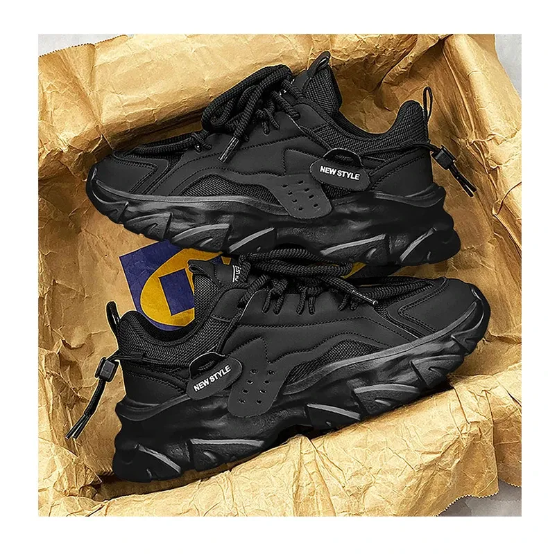 Men's Breathable Casual Sneakers - Thick Soled Outdoor Running Tennis Shoes for All Seasons, Soft Comfort for Active Males showcase 18