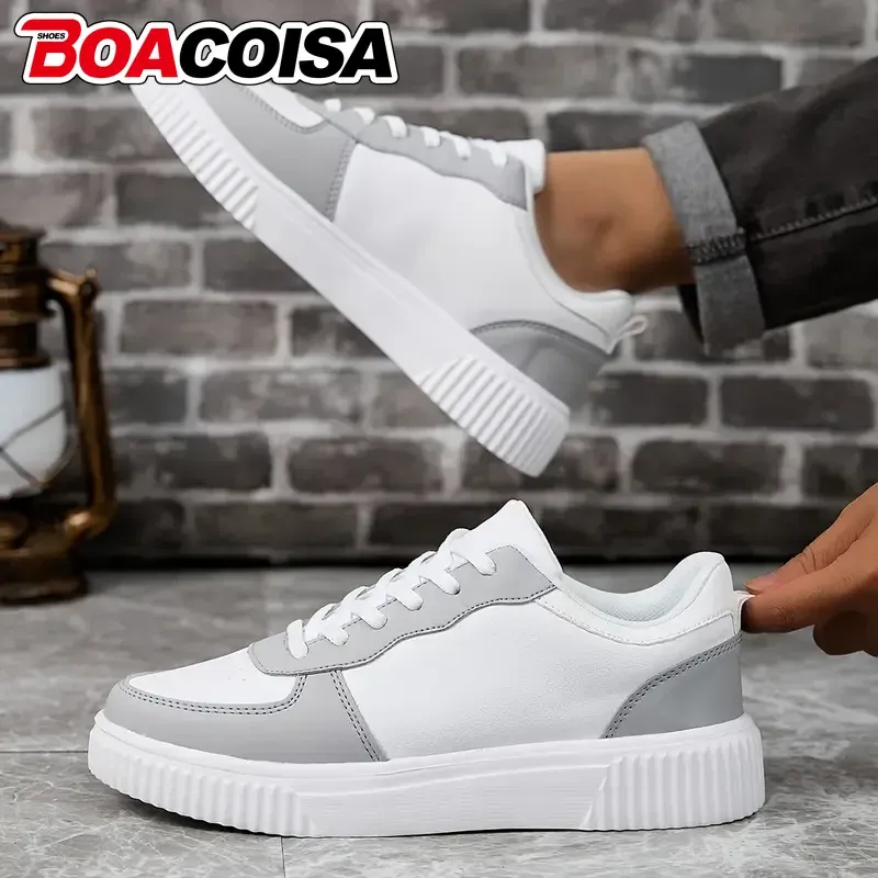 Unisex Breathable Walking Shoes for Men & Women | Lightweight EVA Outsole Sneakers | Secure Lace-Up Closure for Outdoor Sports & Running thumbnail 2
