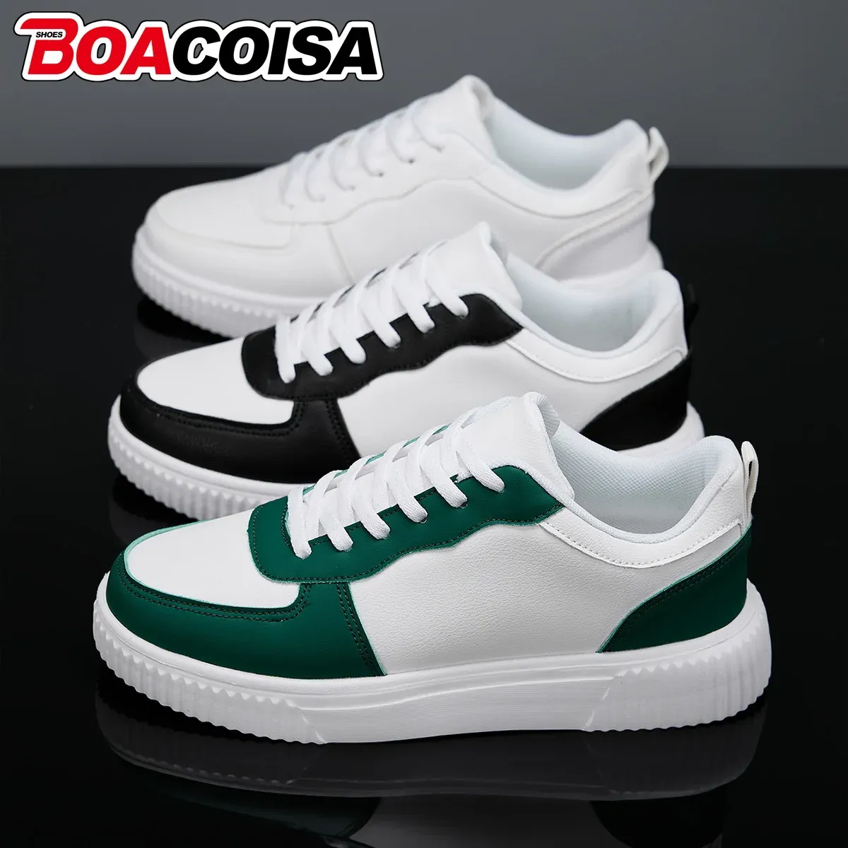 Unisex Breathable Walking Shoes for Men & Women | Lightweight EVA Outsole Sneakers | Secure Lace-Up Closure for Outdoor Sports & Running thumbnail 6