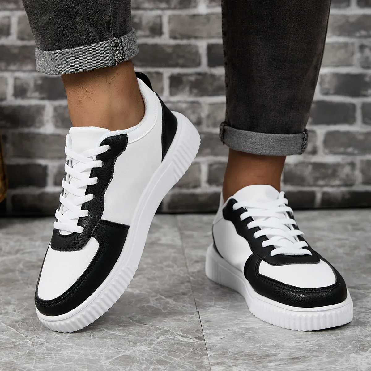 Unisex Breathable Walking Shoes for Men & Women | Lightweight EVA Outsole Sneakers | Secure Lace-Up Closure for Outdoor Sports & Running showcase 6