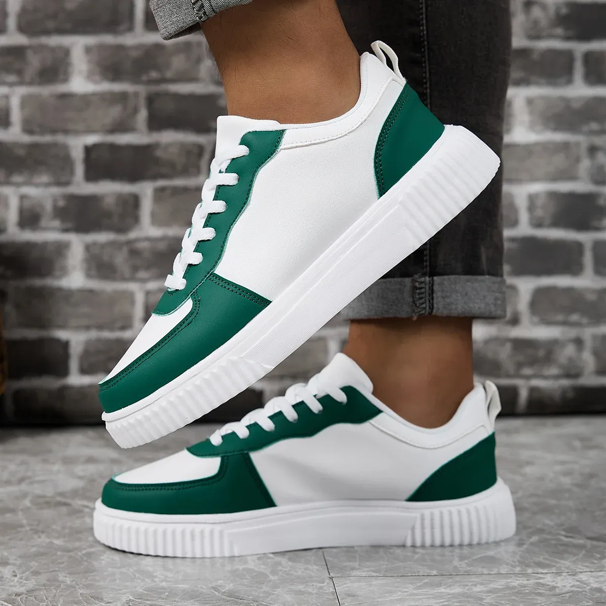 Unisex Breathable Walking Shoes for Men & Women | Lightweight EVA Outsole Sneakers | Secure Lace-Up Closure for Outdoor Sports & Running showcase 8