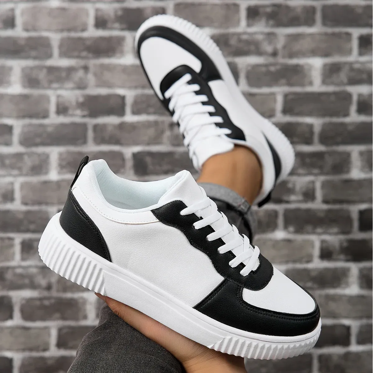 Unisex Breathable Walking Shoes for Men & Women | Lightweight EVA Outsole Sneakers | Secure Lace-Up Closure for Outdoor Sports & Running showcase 4
