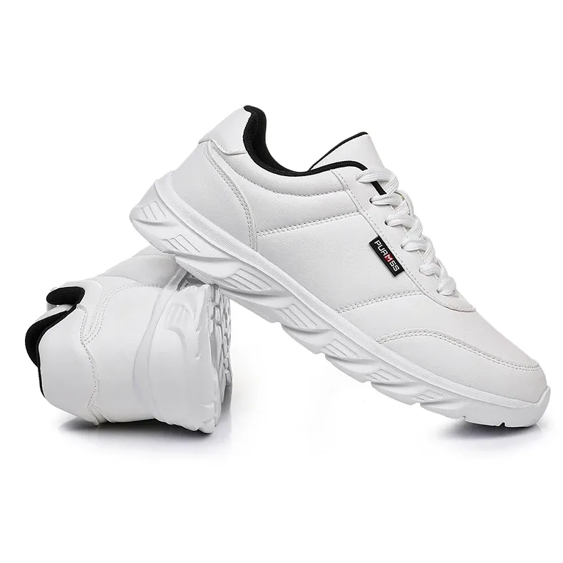 Men's Comfortable Casual Moccasin Sneakers - Soft Walking Shoes, Breathable Footwear for Everyday Wear, Available in Black and White, Plus Sizes 39-46 showcase 8