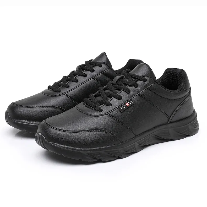 Men's Comfortable Casual Moccasin Sneakers - Soft Walking Shoes, Breathable Footwear for Everyday Wear, Available in Black and White, Plus Sizes 39-46 showcase 16