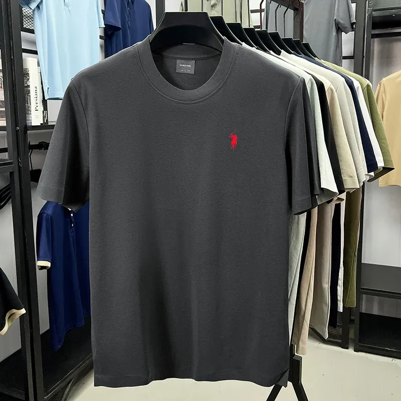 Men's Designer Paul Brand Silky Cotton T-Shirt - Breathable Short Sleeve Casual Round Neck Top for Summer Fashion showcase 28