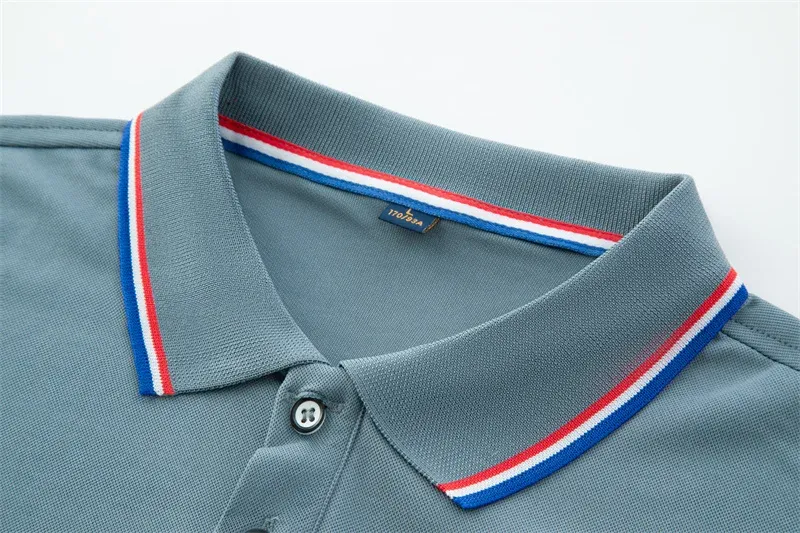 2025 Men's Casual Solid Color Short Sleeve Polo Shirt - Summer Fashionable Comfortable Versatile Top for Everyday Wear showcase 23